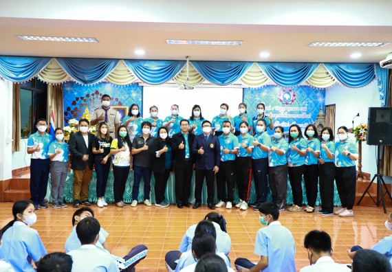 ภาพกิจกรรม  คณะวิทยาศาสตร์และเทคโนโลยี จัดกิจกรรมค่ายวิทยาศาสตร์สัญจร ปีการศึกษา 2565 ให้กับนักเรียนระดับชั้นมัธยมศึกษาตอนปลาย โรงเรียนวังไทรวิทยาคม