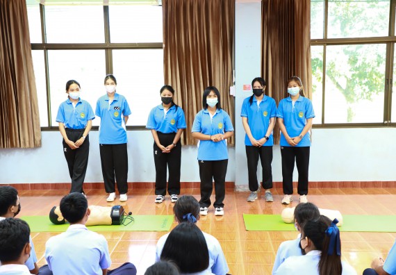 ภาพกิจกรรม  คณะวิทยาศาสตร์และเทคโนโลยี จัดกิจกรรมค่ายวิทยาศาสตร์สัญจร ปีการศึกษา 2565 ให้กับนักเรียนระดับชั้นมัธยมศึกษาตอนปลาย โรงเรียนวังไทรวิทยาคม