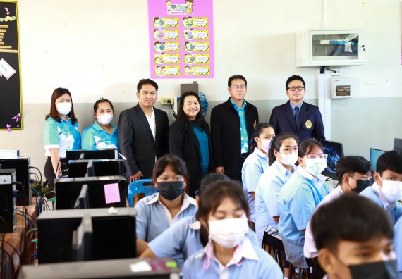 ภาพกิจกรรม  คณะวิทยาศาสตร์และเทคโนโลยี จัดกิจกรรมค่ายวิทยาศาสตร์สัญจร ปีการศึกษา 2565 ให้กับนักเรียนระดับชั้นมัธยมศึกษาตอนปลาย โรงเรียนวังไทรวิทยาคม