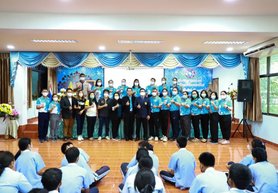 ภาพกิจกรรม  คณะวิทยาศาสตร์และเทคโนโลยี จัดกิจกรรมค่ายวิทยาศาสตร์สัญจร ปีการศึกษา 2565 ให้กับนักเรียนระดับชั้นมัธยมศึกษาตอนปลาย โรงเรียนวังไทรวิทยาคม