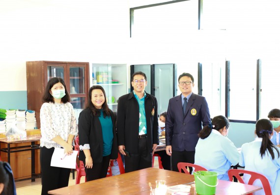 ภาพกิจกรรม  คณะวิทยาศาสตร์และเทคโนโลยี จัดกิจกรรมค่ายวิทยาศาสตร์สัญจร ปีการศึกษา 2565 ให้กับนักเรียนระดับชั้นมัธยมศึกษาตอนปลาย โรงเรียนวังไทรวิทยาคม