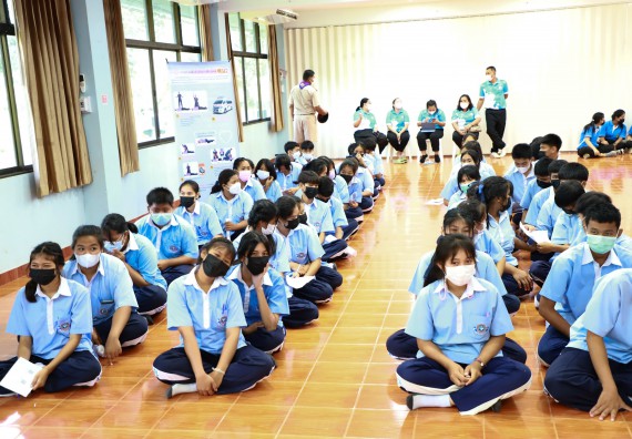 ภาพกิจกรรม  คณะวิทยาศาสตร์และเทคโนโลยี จัดกิจกรรมค่ายวิทยาศาสตร์สัญจร ปีการศึกษา 2565 ให้กับนักเรียนระดับชั้นมัธยมศึกษาตอนปลาย โรงเรียนวังไทรวิทยาคม