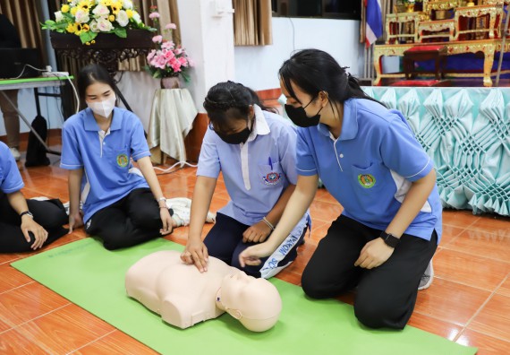 ภาพกิจกรรม  คณะวิทยาศาสตร์และเทคโนโลยี จัดกิจกรรมค่ายวิทยาศาสตร์สัญจร ปีการศึกษา 2565 ให้กับนักเรียนระดับชั้นมัธยมศึกษาตอนปลาย โรงเรียนวังไทรวิทยาคม