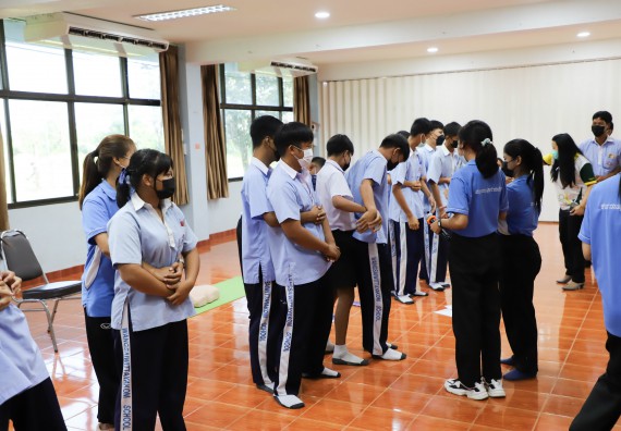 ภาพกิจกรรม  คณะวิทยาศาสตร์และเทคโนโลยี จัดกิจกรรมค่ายวิทยาศาสตร์สัญจร ปีการศึกษา 2565 ให้กับนักเรียนระดับชั้นมัธยมศึกษาตอนปลาย โรงเรียนวังไทรวิทยาคม