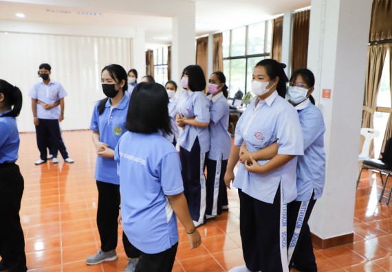 ภาพกิจกรรม  คณะวิทยาศาสตร์และเทคโนโลยี จัดกิจกรรมค่ายวิทยาศาสตร์สัญจร ปีการศึกษา 2565 ให้กับนักเรียนระดับชั้นมัธยมศึกษาตอนปลาย โรงเรียนวังไทรวิทยาคม