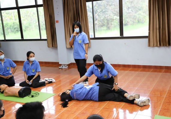 ภาพกิจกรรม  คณะวิทยาศาสตร์และเทคโนโลยี จัดกิจกรรมค่ายวิทยาศาสตร์สัญจร ปีการศึกษา 2565 ให้กับนักเรียนระดับชั้นมัธยมศึกษาตอนปลาย โรงเรียนวังไทรวิทยาคม