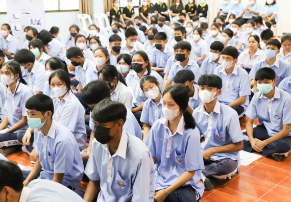 ภาพกิจกรรม  คณะวิทยาศาสตร์และเทคโนโลยี จัดกิจกรรมค่ายวิทยาศาสตร์สัญจร ปีการศึกษา 2565 ให้กับนักเรียนระดับชั้นมัธยมศึกษาตอนปลาย โรงเรียนวังไทรวิทยาคม