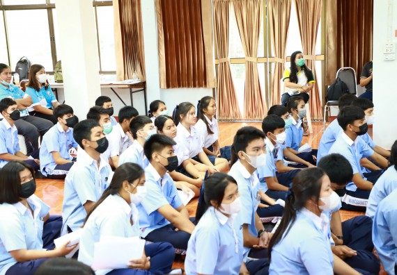 ภาพกิจกรรม  คณะวิทยาศาสตร์และเทคโนโลยี จัดกิจกรรมค่ายวิทยาศาสตร์สัญจร ปีการศึกษา 2565 ให้กับนักเรียนระดับชั้นมัธยมศึกษาตอนปลาย โรงเรียนวังไทรวิทยาคม