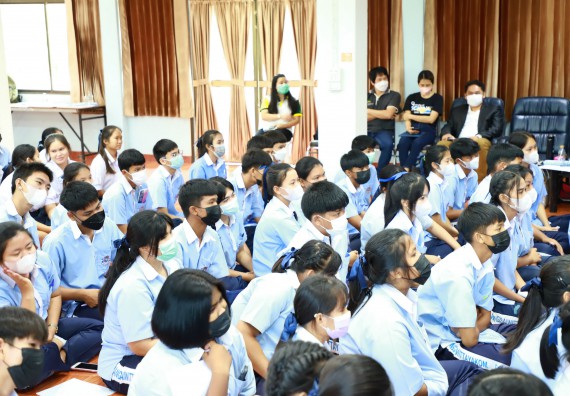 ภาพกิจกรรม  คณะวิทยาศาสตร์และเทคโนโลยี จัดกิจกรรมค่ายวิทยาศาสตร์สัญจร ปีการศึกษา 2565 ให้กับนักเรียนระดับชั้นมัธยมศึกษาตอนปลาย โรงเรียนวังไทรวิทยาคม