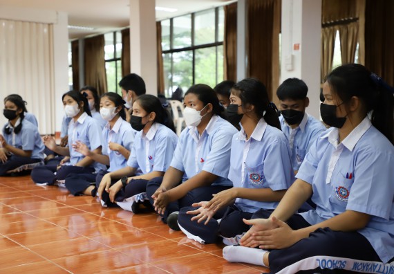 ภาพกิจกรรม  คณะวิทยาศาสตร์และเทคโนโลยี จัดกิจกรรมค่ายวิทยาศาสตร์สัญจร ปีการศึกษา 2565 ให้กับนักเรียนระดับชั้นมัธยมศึกษาตอนปลาย โรงเรียนวังไทรวิทยาคม