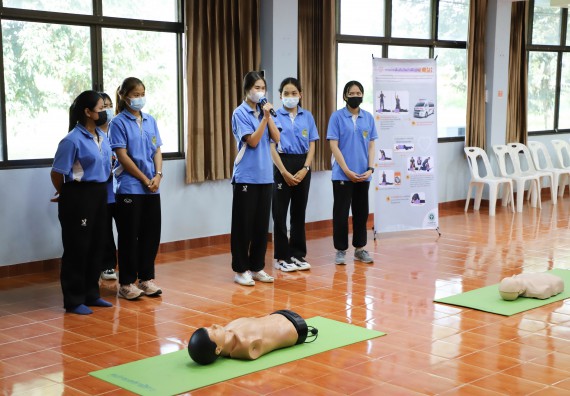 ภาพกิจกรรม  คณะวิทยาศาสตร์และเทคโนโลยี จัดกิจกรรมค่ายวิทยาศาสตร์สัญจร ปีการศึกษา 2565 ให้กับนักเรียนระดับชั้นมัธยมศึกษาตอนปลาย โรงเรียนวังไทรวิทยาคม