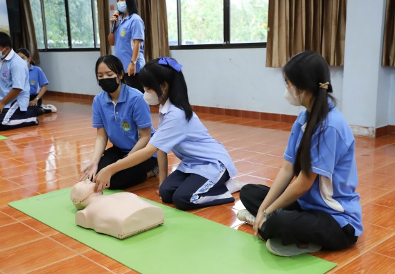 ภาพกิจกรรม  คณะวิทยาศาสตร์และเทคโนโลยี จัดกิจกรรมค่ายวิทยาศาสตร์สัญจร ปีการศึกษา 2565 ให้กับนักเรียนระดับชั้นมัธยมศึกษาตอนปลาย โรงเรียนวังไทรวิทยาคม