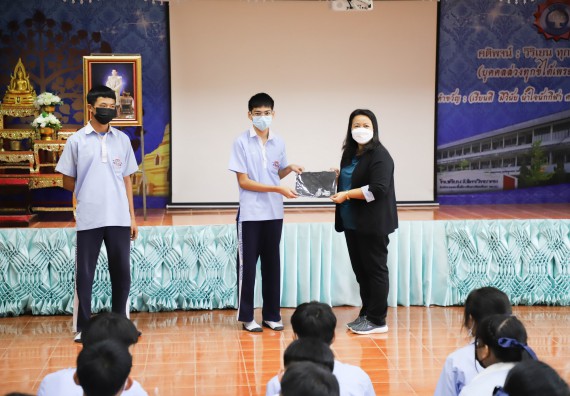 ภาพกิจกรรม  คณะวิทยาศาสตร์และเทคโนโลยี จัดกิจกรรมค่ายวิทยาศาสตร์สัญจร ปีการศึกษา 2565 ให้กับนักเรียนระดับชั้นมัธยมศึกษาตอนปลาย โรงเรียนวังไทรวิทยาคม