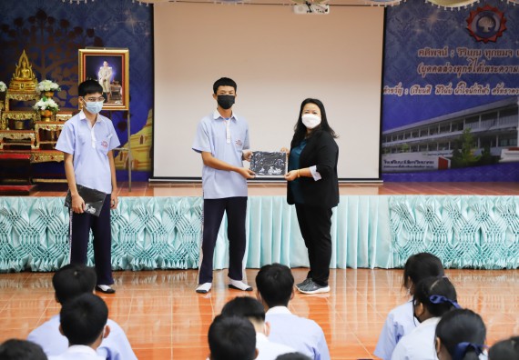 ภาพกิจกรรม  คณะวิทยาศาสตร์และเทคโนโลยี จัดกิจกรรมค่ายวิทยาศาสตร์สัญจร ปีการศึกษา 2565 ให้กับนักเรียนระดับชั้นมัธยมศึกษาตอนปลาย โรงเรียนวังไทรวิทยาคม