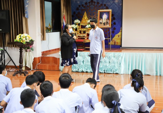 ภาพกิจกรรม  คณะวิทยาศาสตร์และเทคโนโลยี จัดกิจกรรมค่ายวิทยาศาสตร์สัญจร ปีการศึกษา 2565 ให้กับนักเรียนระดับชั้นมัธยมศึกษาตอนปลาย โรงเรียนวังไทรวิทยาคม