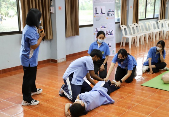 ภาพกิจกรรม  คณะวิทยาศาสตร์และเทคโนโลยี จัดกิจกรรมค่ายวิทยาศาสตร์สัญจร ปีการศึกษา 2565 ให้กับนักเรียนระดับชั้นมัธยมศึกษาตอนปลาย โรงเรียนวังไทรวิทยาคม