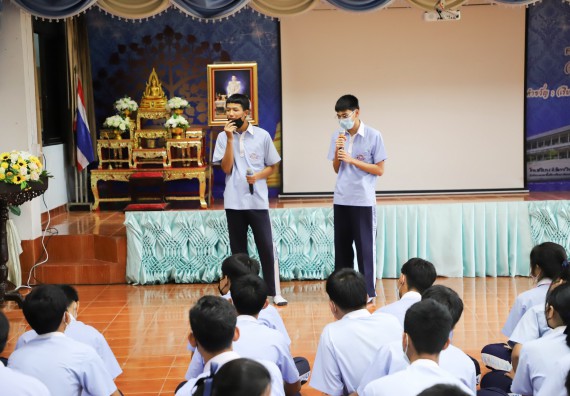 ภาพกิจกรรม  คณะวิทยาศาสตร์และเทคโนโลยี จัดกิจกรรมค่ายวิทยาศาสตร์สัญจร ปีการศึกษา 2565 ให้กับนักเรียนระดับชั้นมัธยมศึกษาตอนปลาย โรงเรียนวังไทรวิทยาคม