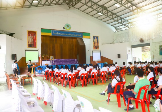 ภาพกิจกรรม  คณะวิทยาศาสตร์และเทคโนโลยี จัดกิจกรรมค่ายวิทยาศาสตร์สัญจร ปีการศึกษา 2565 ให้กับนักเรียนระดับชั้นมัธยมศึกษาตอนปลาย โรงเรียนคลองลานพัฒนาจินดาศักดิ์