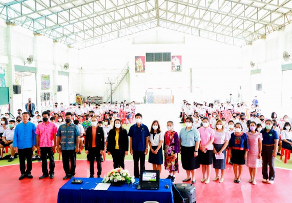 ภาพกิจกรรม  คณะวิทยาศาสตร์และเทคโนโลยี จัดกิจกรรมค่ายวิทยาศาสตร์สัญจร ปีการศึกษา 2565 ให้กับนักเรียนระดับชั้นมัธยมศึกษาตอนปลาย โรงเรียนคลองลานพัฒนาจินดาศักดิ์