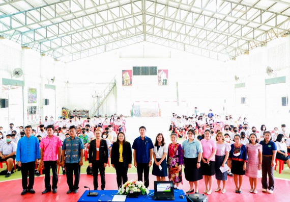 ภาพกิจกรรม  คณะวิทยาศาสตร์และเทคโนโลยี จัดกิจกรรมค่ายวิทยาศาสตร์สัญจร ปีการศึกษา 2565 ให้กับนักเรียนระดับชั้นมัธยมศึกษาตอนปลาย โรงเรียนคลองลานพัฒนาจินดาศักดิ์