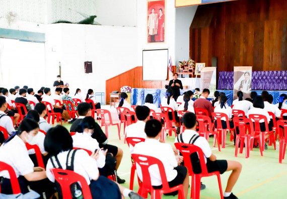 ภาพกิจกรรม  คณะวิทยาศาสตร์และเทคโนโลยี จัดกิจกรรมค่ายวิทยาศาสตร์สัญจร ปีการศึกษา 2565 ให้กับนักเรียนระดับชั้นมัธยมศึกษาตอนปลาย โรงเรียนคลองลานพัฒนาจินดาศักดิ์