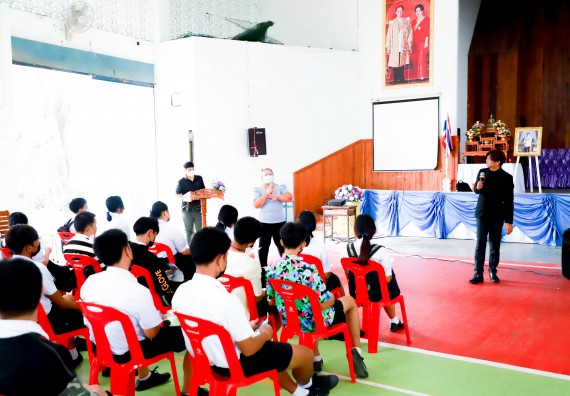 ภาพกิจกรรม  คณะวิทยาศาสตร์และเทคโนโลยี จัดกิจกรรมค่ายวิทยาศาสตร์สัญจร ปีการศึกษา 2565 ให้กับนักเรียนระดับชั้นมัธยมศึกษาตอนปลาย โรงเรียนคลองลานพัฒนาจินดาศักดิ์