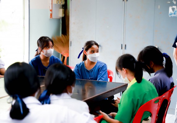 ภาพกิจกรรม  คณะวิทยาศาสตร์และเทคโนโลยี จัดกิจกรรมค่ายวิทยาศาสตร์สัญจร ปีการศึกษา 2565 ให้กับนักเรียนระดับชั้นมัธยมศึกษาตอนปลาย โรงเรียนคลองลานพัฒนาจินดาศักดิ์