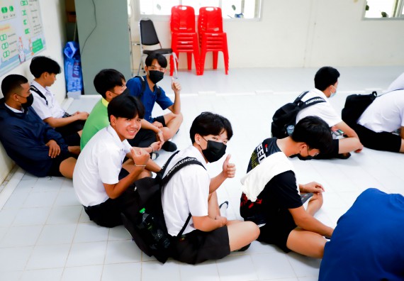 ภาพกิจกรรม  คณะวิทยาศาสตร์และเทคโนโลยี จัดกิจกรรมค่ายวิทยาศาสตร์สัญจร ปีการศึกษา 2565 ให้กับนักเรียนระดับชั้นมัธยมศึกษาตอนปลาย โรงเรียนคลองลานพัฒนาจินดาศักดิ์