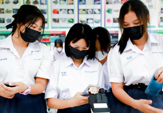 ภาพกิจกรรม  คณะวิทยาศาสตร์และเทคโนโลยี จัดกิจกรรมค่ายวิทยาศาสตร์สัญจร ปีการศึกษา 2565 ให้กับนักเรียนระดับชั้นมัธยมศึกษาตอนปลาย โรงเรียนคลองลานพัฒนาจินดาศักดิ์