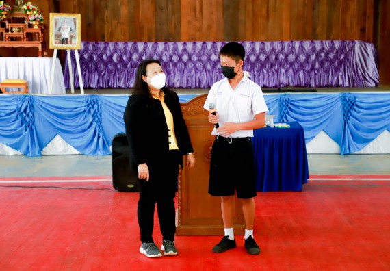 ภาพกิจกรรม  คณะวิทยาศาสตร์และเทคโนโลยี จัดกิจกรรมค่ายวิทยาศาสตร์สัญจร ปีการศึกษา 2565 ให้กับนักเรียนระดับชั้นมัธยมศึกษาตอนปลาย โรงเรียนคลองลานพัฒนาจินดาศักดิ์