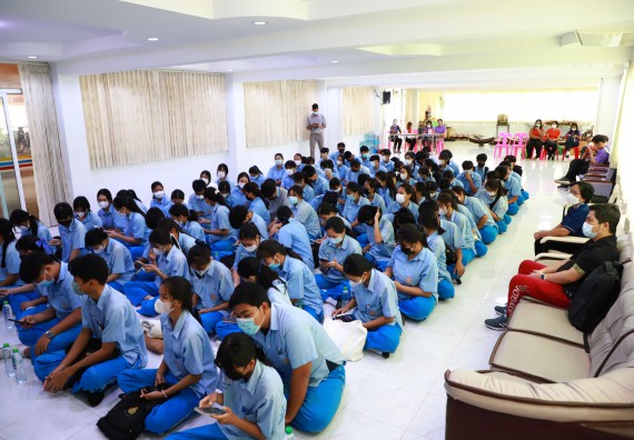 ภาพกิจกรรม  คณะวิทยาศาสตร์และเทคโนโลยี จัดกิจกรรมค่ายวิทยาศาสตร์สัญจร ปีการศึกษา 2565  โรงเรียนคลองลานวิทยา 