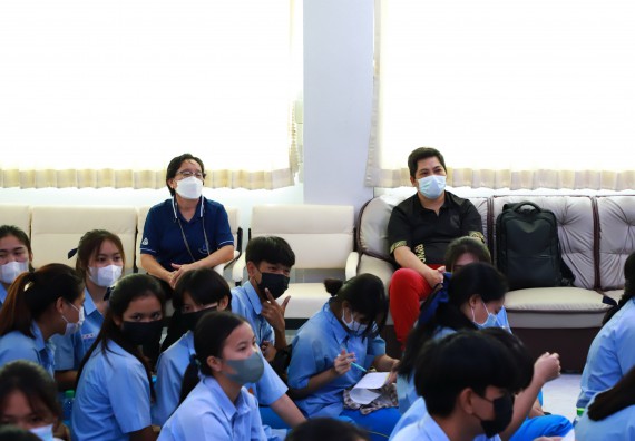 ภาพกิจกรรม  คณะวิทยาศาสตร์และเทคโนโลยี จัดกิจกรรมค่ายวิทยาศาสตร์สัญจร ปีการศึกษา 2565  โรงเรียนคลองลานวิทยา 