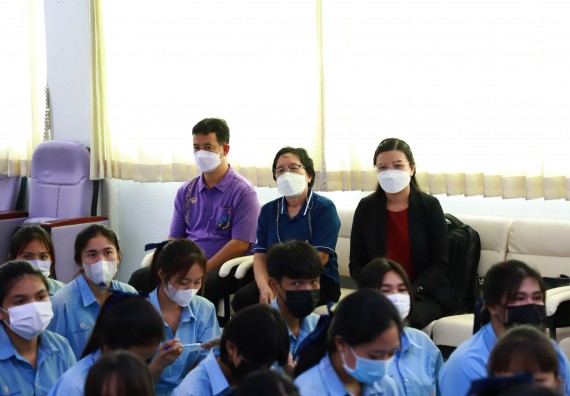 ภาพกิจกรรม  คณะวิทยาศาสตร์และเทคโนโลยี จัดกิจกรรมค่ายวิทยาศาสตร์สัญจร ปีการศึกษา 2565  โรงเรียนคลองลานวิทยา 