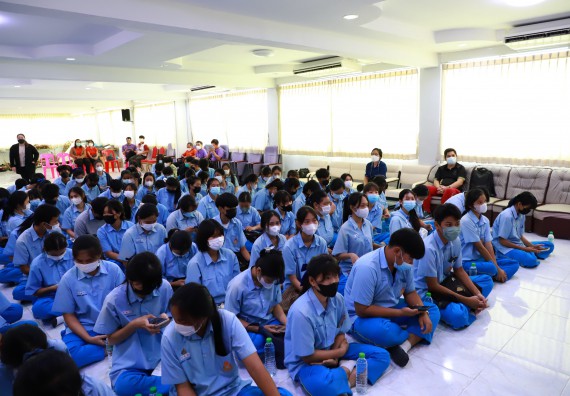 ภาพกิจกรรม  คณะวิทยาศาสตร์และเทคโนโลยี จัดกิจกรรมค่ายวิทยาศาสตร์สัญจร ปีการศึกษา 2565  โรงเรียนคลองลานวิทยา 