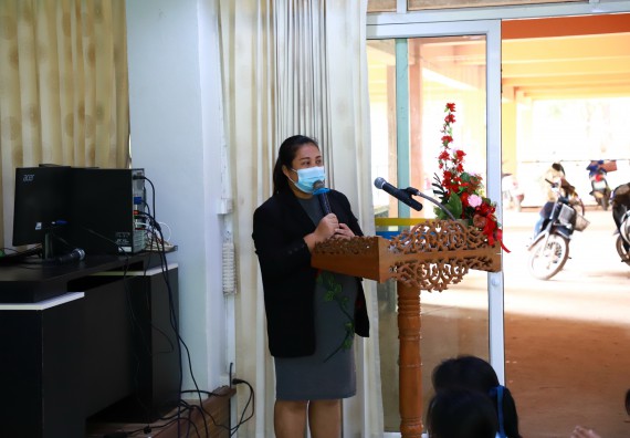 ภาพกิจกรรม  คณะวิทยาศาสตร์และเทคโนโลยี จัดกิจกรรมค่ายวิทยาศาสตร์สัญจร ปีการศึกษา 2565  โรงเรียนคลองลานวิทยา 