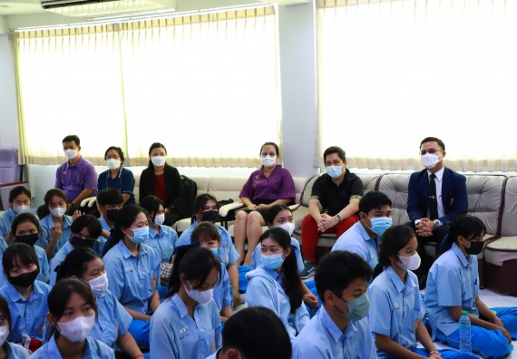 ภาพกิจกรรม  คณะวิทยาศาสตร์และเทคโนโลยี จัดกิจกรรมค่ายวิทยาศาสตร์สัญจร ปีการศึกษา 2565  โรงเรียนคลองลานวิทยา 