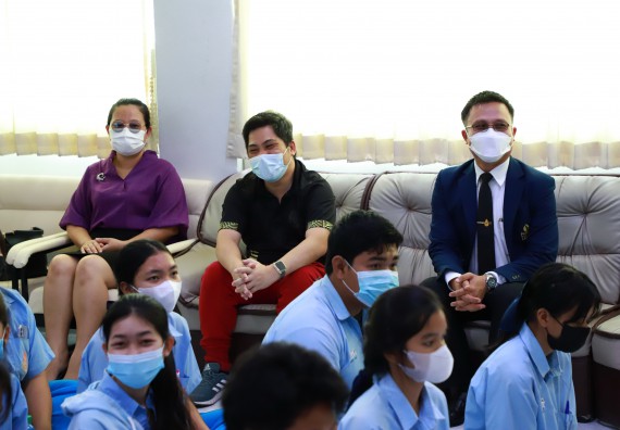 ภาพกิจกรรม  คณะวิทยาศาสตร์และเทคโนโลยี จัดกิจกรรมค่ายวิทยาศาสตร์สัญจร ปีการศึกษา 2565  โรงเรียนคลองลานวิทยา 