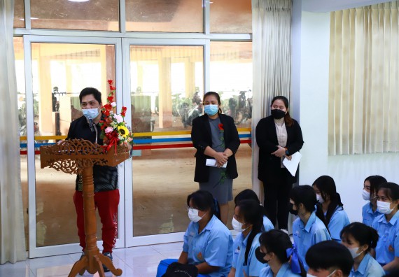 ภาพกิจกรรม  คณะวิทยาศาสตร์และเทคโนโลยี จัดกิจกรรมค่ายวิทยาศาสตร์สัญจร ปีการศึกษา 2565  โรงเรียนคลองลานวิทยา 