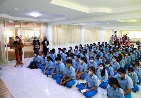 ภาพกิจกรรม  คณะวิทยาศาสตร์และเทคโนโลยี จัดกิจกรรมค่ายวิทยาศาสตร์สัญจร ปีการศึกษา 2565  โรงเรียนคลองลานวิทยา 