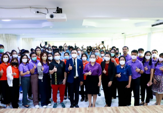 ภาพกิจกรรม  คณะวิทยาศาสตร์และเทคโนโลยี จัดกิจกรรมค่ายวิทยาศาสตร์สัญจร ปีการศึกษา 2565  โรงเรียนคลองลานวิทยา 