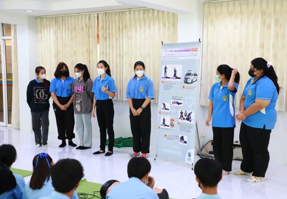 ภาพกิจกรรม  คณะวิทยาศาสตร์และเทคโนโลยี จัดกิจกรรมค่ายวิทยาศาสตร์สัญจร ปีการศึกษา 2565  โรงเรียนคลองลานวิทยา 