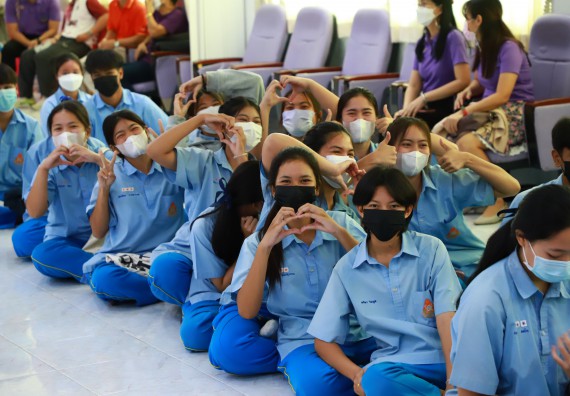 ภาพกิจกรรม  คณะวิทยาศาสตร์และเทคโนโลยี จัดกิจกรรมค่ายวิทยาศาสตร์สัญจร ปีการศึกษา 2565  โรงเรียนคลองลานวิทยา 