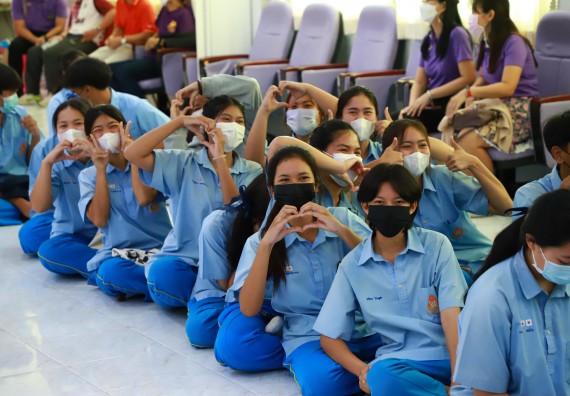 ภาพกิจกรรม  คณะวิทยาศาสตร์และเทคโนโลยี จัดกิจกรรมค่ายวิทยาศาสตร์สัญจร ปีการศึกษา 2565  โรงเรียนคลองลานวิทยา 