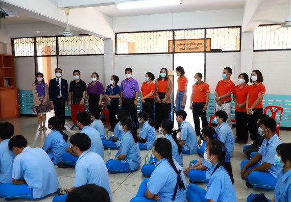 ภาพกิจกรรม  คณะวิทยาศาสตร์และเทคโนโลยี จัดกิจกรรมค่ายวิทยาศาสตร์สัญจร ปีการศึกษา 2565  โรงเรียนคลองลานวิทยา 