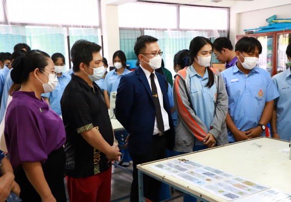 ภาพกิจกรรม  คณะวิทยาศาสตร์และเทคโนโลยี จัดกิจกรรมค่ายวิทยาศาสตร์สัญจร ปีการศึกษา 2565  โรงเรียนคลองลานวิทยา 