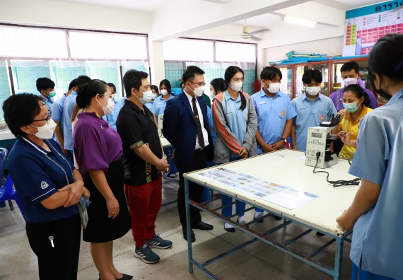 ภาพกิจกรรม  คณะวิทยาศาสตร์และเทคโนโลยี จัดกิจกรรมค่ายวิทยาศาสตร์สัญจร ปีการศึกษา 2565  โรงเรียนคลองลานวิทยา 