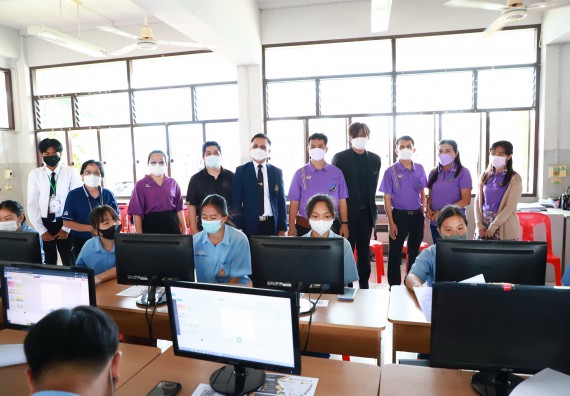 ภาพกิจกรรม  คณะวิทยาศาสตร์และเทคโนโลยี จัดกิจกรรมค่ายวิทยาศาสตร์สัญจร ปีการศึกษา 2565  โรงเรียนคลองลานวิทยา 