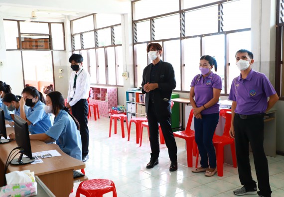 ภาพกิจกรรม  คณะวิทยาศาสตร์และเทคโนโลยี จัดกิจกรรมค่ายวิทยาศาสตร์สัญจร ปีการศึกษา 2565  โรงเรียนคลองลานวิทยา 