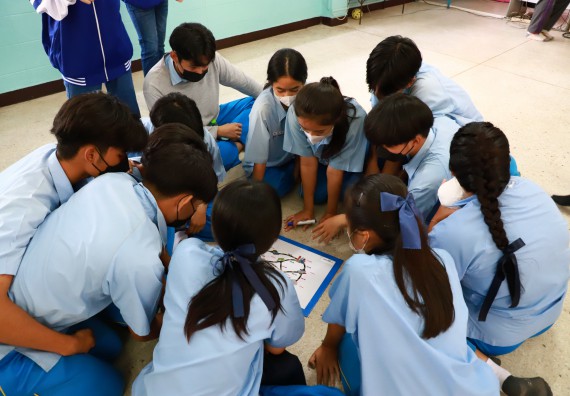 ภาพกิจกรรม  คณะวิทยาศาสตร์และเทคโนโลยี จัดกิจกรรมค่ายวิทยาศาสตร์สัญจร ปีการศึกษา 2565  โรงเรียนคลองลานวิทยา 