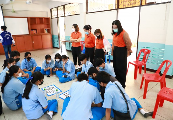 ภาพกิจกรรม  คณะวิทยาศาสตร์และเทคโนโลยี จัดกิจกรรมค่ายวิทยาศาสตร์สัญจร ปีการศึกษา 2565  โรงเรียนคลองลานวิทยา 